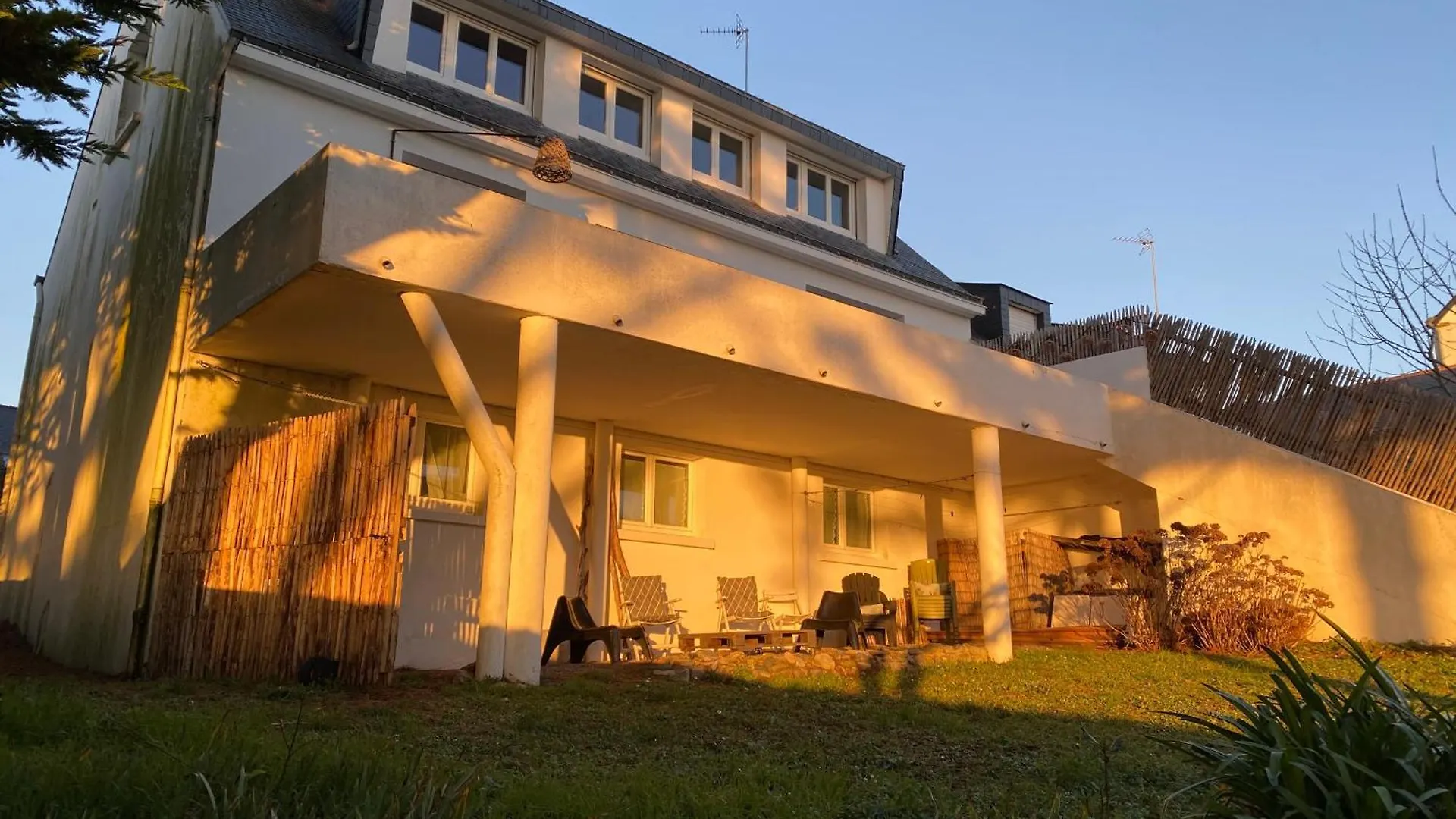 Tatil Evi Villa Vieilles Vignes Vue Mer Billiers Fransa