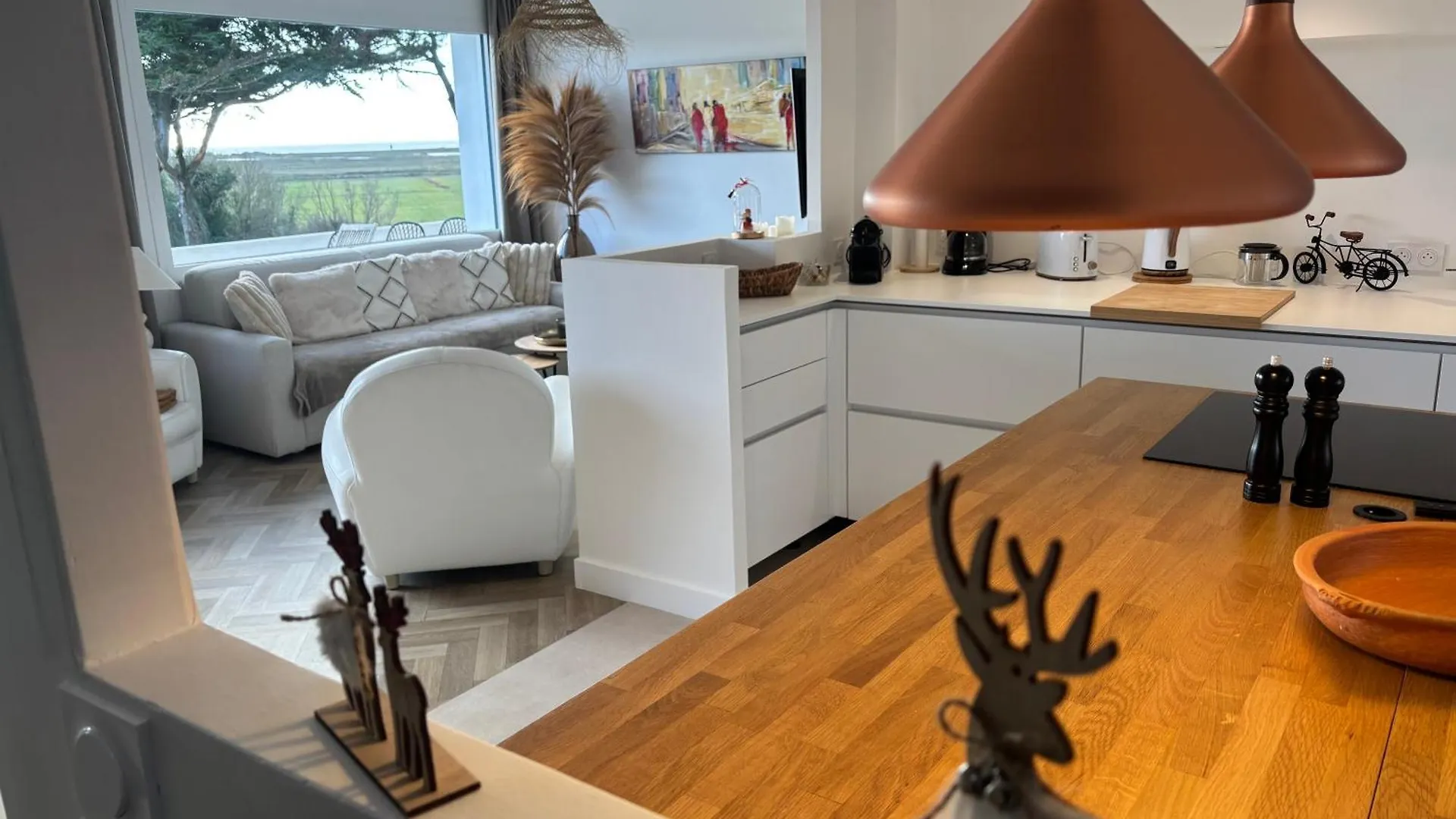 Tatil Evi Villa Vieilles Vignes Vue Mer Billiers